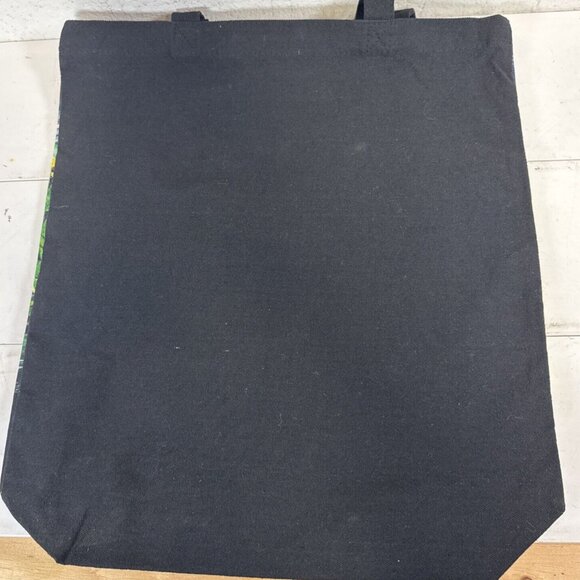 Lumagallerie Sleepy Jack Russel Pup Night Aja Terrier Black Canvas Bag - Picture 10 of 11